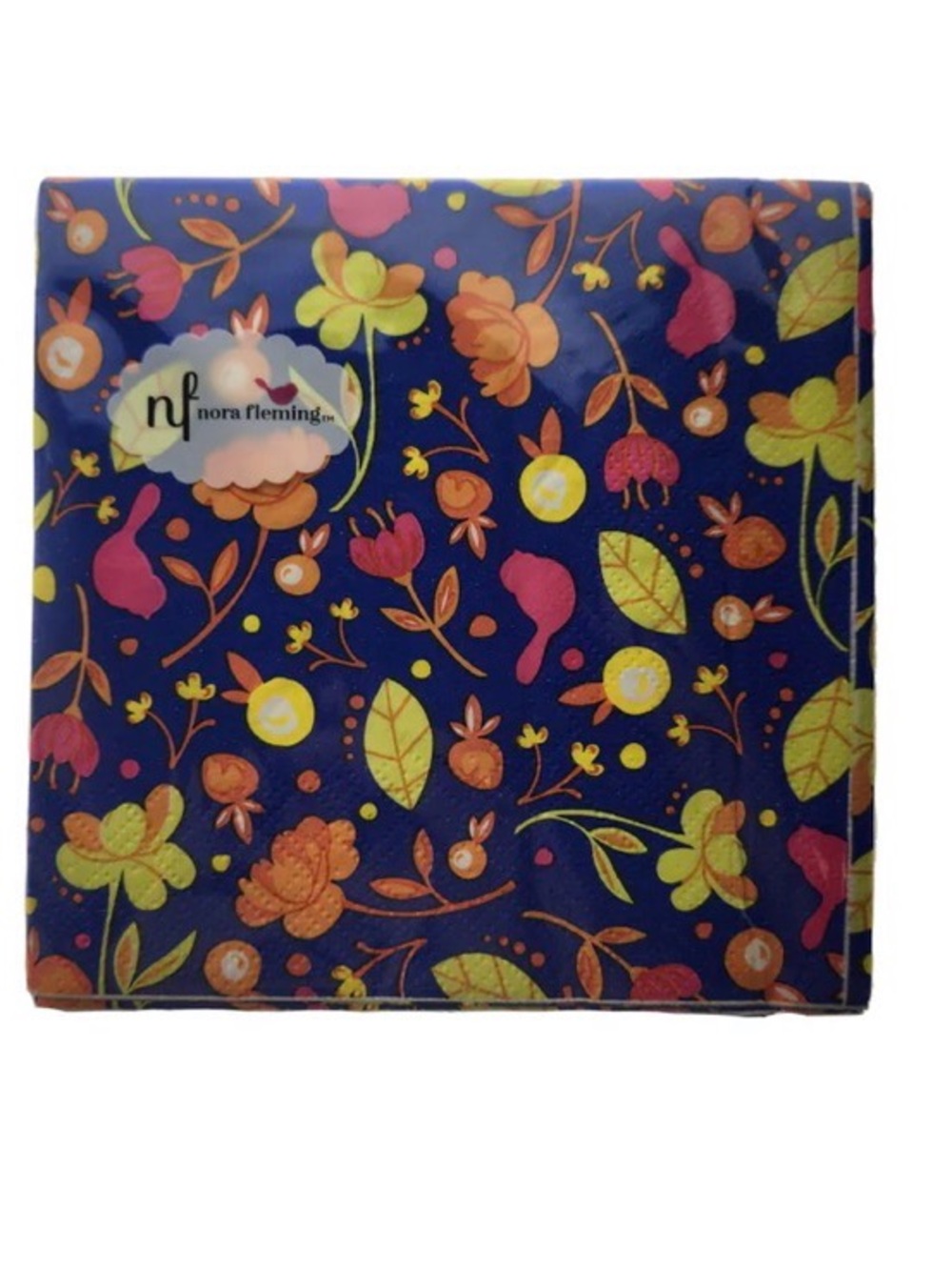 NEW Nora Fleming Cocktail Napkins SET of 5 RETIRED HTF - Picture 3 of 7